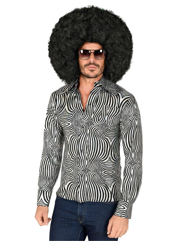 70s Silver Shirt – Mens Disco Shirt | 70s Fancy Dress